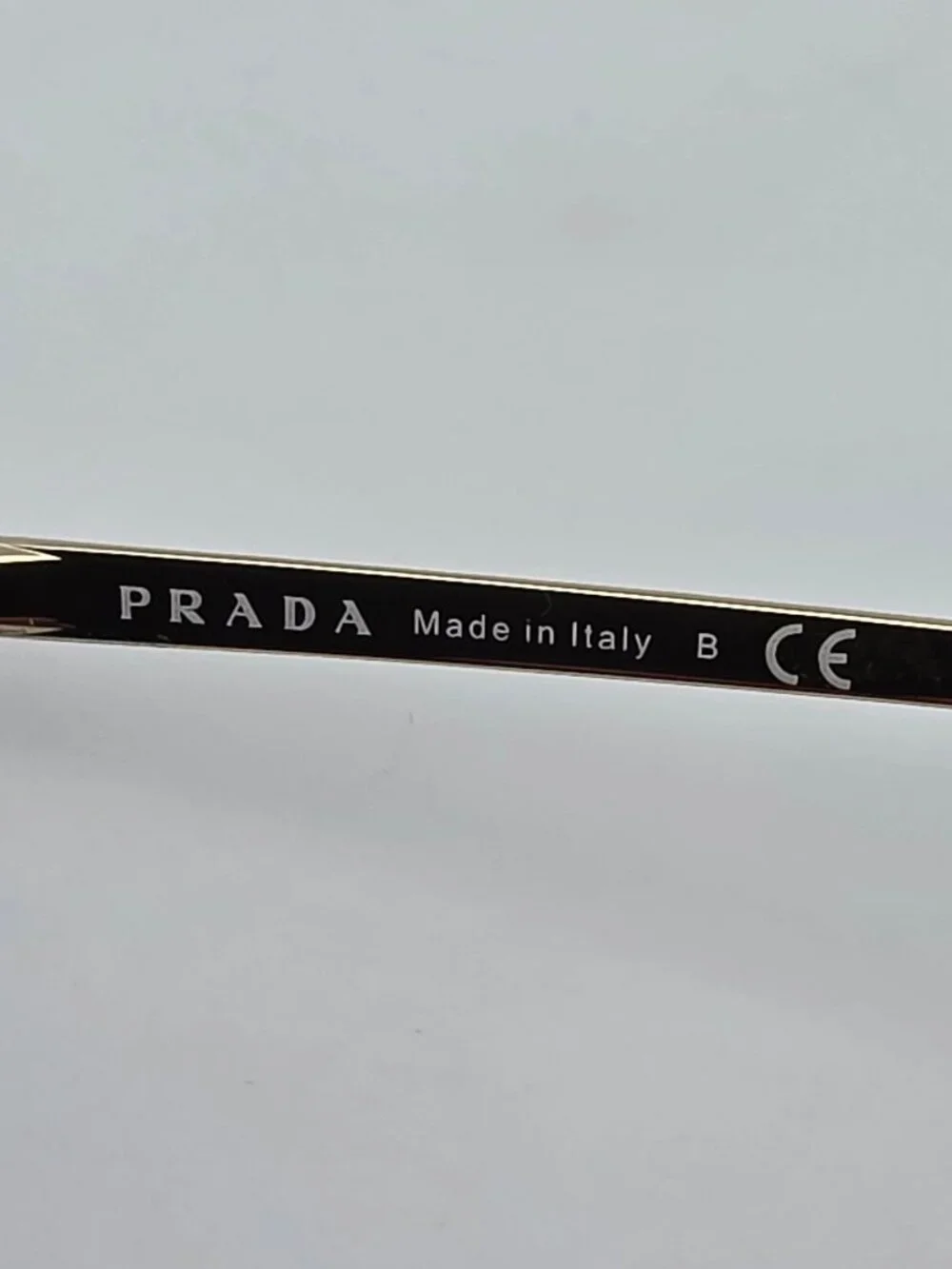 Prada VPR 11T 2AU-1O1 Havana Gold Cat Eye Eyeglasses Frame Italy 53-17-140